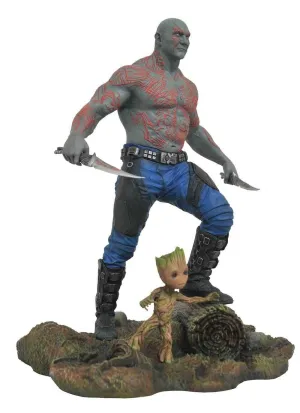 GUARDIANES DE LA GALAXIA 2 DIORAMA DRAX & BABY GROOT MARVEL GALLERY        