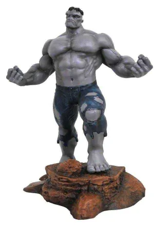 HULK ESTATUA 28 CM GREY HULK MARVEL GALLERY SDCC 2018                      