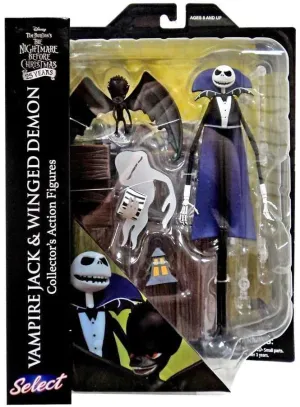 PESADILLA ANTES DE NAVIDAD PACK 2 FIG 18 CM JACK SKELLINGTON + BATBOY S-5  