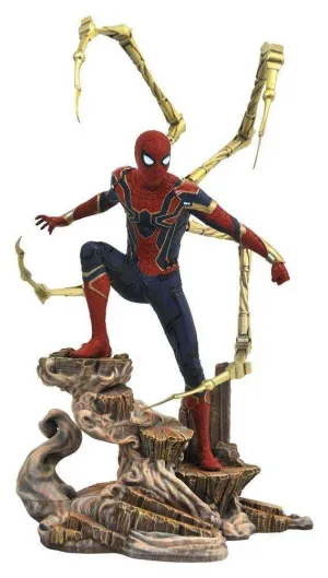 LOS VENGADORES INFINITY WAR DIORAMA PVC 23CM IRON SPIDER-MAN MARVEL GALLERY