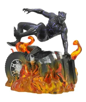 PANTERA NEGRA ESTATUA 23 CM BLACK PANTHER MARVEL MOVIE GALLERY             