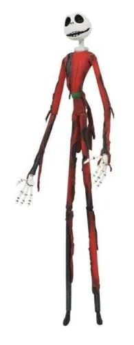 PESADILLA ANTES DE NAVIDAD FIG 18 CM BURN SANTA JACK S8                    