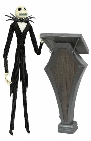 PESADILLA ANTES DE NAVIDAD MUÑECO PODIUM JACK DELUXE 36 CM COFFIN DOLL     