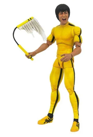 BRUCE LEE FIGURA 18 CM YELLOW JUMPSUIT SELECT                              