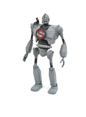 EL GIGANTE DE HIERRO FIGURA 23CM GIGANTE DE HIERRO Y CHICO                 