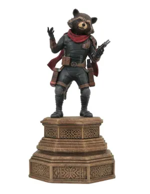 VENGADORES ENDGAME ESTATUA PVC 18CM ROCKET RACCOON MARVEL MOVIE GALLERY    