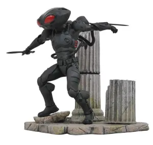 AQUAMAN ESTATUA PVC 23 CM BLACK MANTA DC MOVIE GALLERY                     
