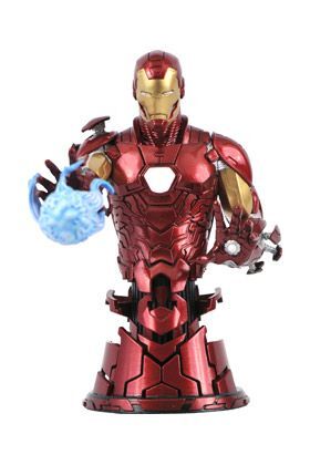 IRON MAN MINI BUSTO RESINA 15 CM  ESCALA 1/7 MARVEL COMICS