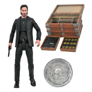 JOHN WICK FIGURA 18 CM JOHN WICK DELUXE MOVIE  ACTION FIGURE BOX SET