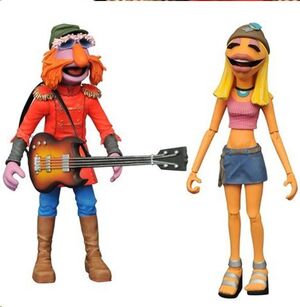 THE MUPPETS SET 2 FIGURAS 18 CM FLOYD & JANICE
