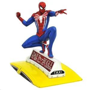 SPIDER-MAN FIGURA 23CM EN TAXI DIORAMA PVC MARVEL VIDEO GAME