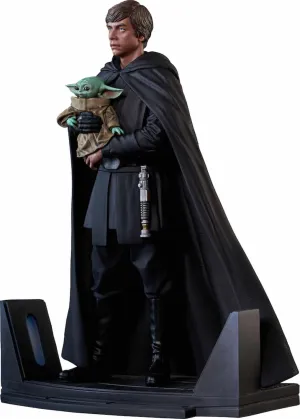 STAR WARS THE MANDALORIAN FIG 25 CM LUKE SKYWALKER  Y GROGU 1/7 SCALE