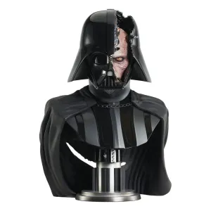 STAR WARS: OBI-WAN KENOBI LEGENDS IN 3D BUSTO 1/2 DARTH VADER (DAMAGED HELMET) 28 CM