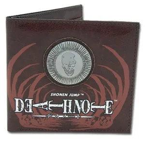 DEATH NOTE CARTERA CON CALAVERA EN METAL                                   