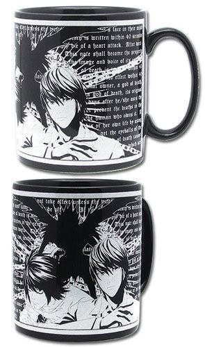 DEATH NOTE TAZA LIGHT Y L                                                  