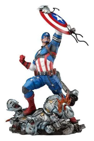MARVEL FUTURE REVOLUTION ESTATUA 1/6 CAPTAIN AMERICA 38 CM