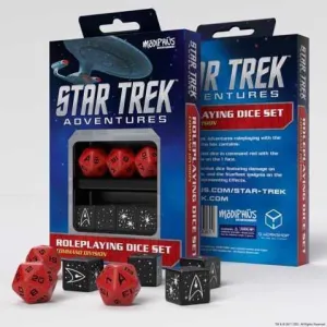 STAR TREK ADVENTURES JDR DADOS MANDO (ROJO)