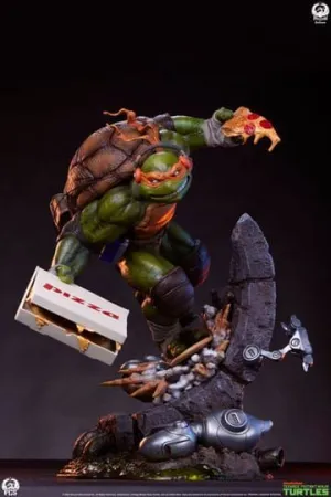 TORTUGAS NINJA ESTATUA 1/3 MICHELANGELO DELUXE EDITION 67 CM