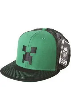 MINECRAFT GORRA CAMIONERO PREMIUM CREEPER FACE                             