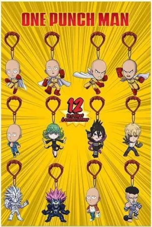 ONE PUNCH-MAN LLAVERO 6 CM SURTIDO                                         