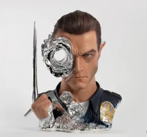 TERMINATOR REPLIK 1/1 T-1000 ART MASK PAINTED DELUXE VERSION 44 CM