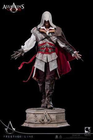 ASSASSIN´S CREED ESTATUA 1/2 PRESTIGE LINE EZIO AUDITORE 110 CM