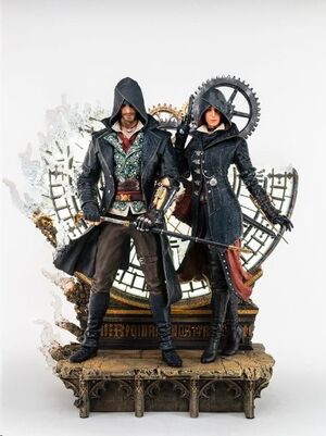 ASSASSIN´S CREED ESTATUA 1/4 ANIMUS JACOB & EVIE FRYE 62 CM