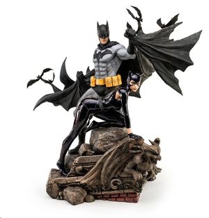 DC COMICS ESTATUA 1/4 BATMAN & CATWOMAN REUNION 67 CM