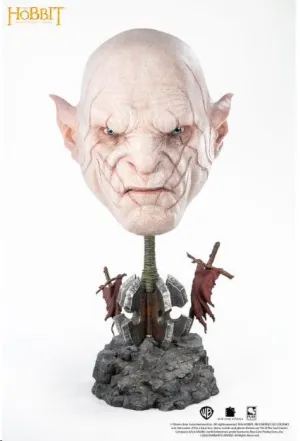 EL SEÑOR DE LOS ANILLOS RÉPLICA 1/1 ART MASK AZOG 54 CM