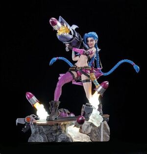 LEAGUE OF LEGENDS ESTATUA 1/6 JINX 32 CM