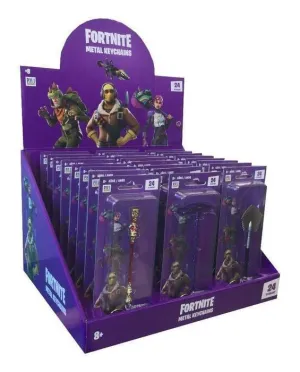 FORTNITE LLAVERO METALICO ARMAS                                            