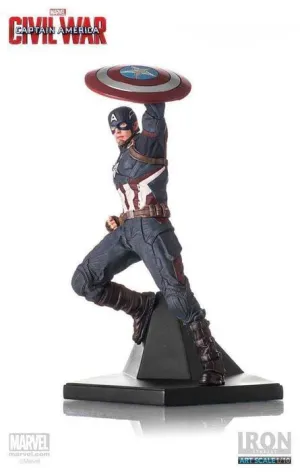 CAPITAN AMERICA CIVIL WAR ESTATUA 1/10 CAPITAN AMERICA 25 CM               