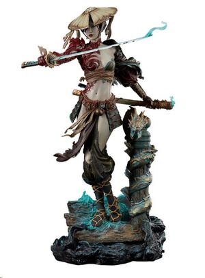 COURT OF THE DEAD ESTATUA PREMIUM FORMAT SLAIER: THE UNDYING BLADE 53 CM