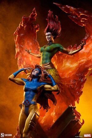 MARVEL DIORAMA 66 CM PHOENIX AND JEAN GREY 