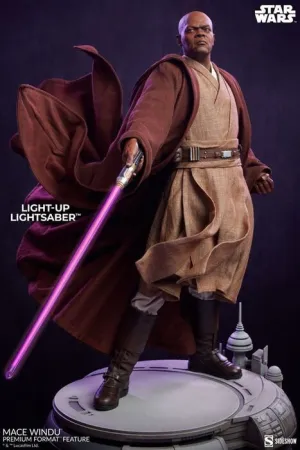 STAR WARS EPISODE III ESTATUA PREMIUM FORMAT MACE WINDU 53 CM