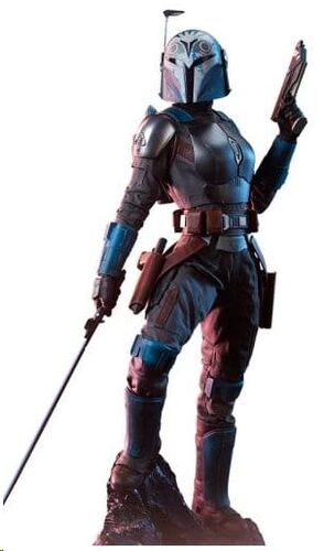 STAR WARS ESTATUA PREMIUM FORMAT MIXED MEDIA BO-KATAN KRYZE (COLLECTOR EDITION) 50 CM