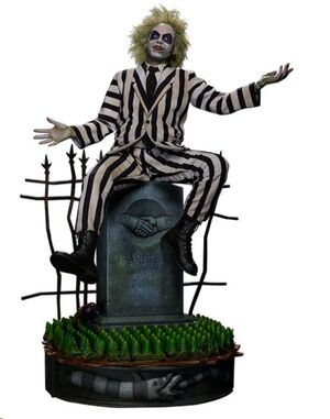 BEETLEJUICE PREMIUM FORMAT MIXED MEDIA STATUE BEETLEJUICE 54 CM