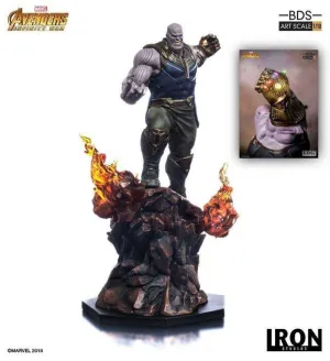 VENGADORES INFINITY WAR ESTATUA BDS ART SCALE 1/10 35CM THANOS             