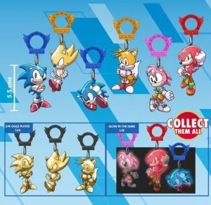 SONIC THE HEDGEHOG COLGANTES PARA MALETAS PVC BAGS SERIES 5