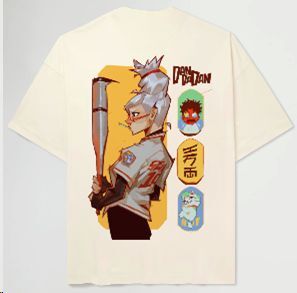 MADE IN JAPAN CAMISETA GRANNY AYASE BOXY BEIGE T - XXL