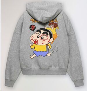 MADE IN JAPAN SUDADERA CON CAPUCHA RUN SHIN RUN T - XXL