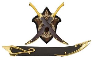 EL SEÑOR DE LOS ANILLOS RÉPLICA 1/1 FUNDAS PARA CUCHILLOS 50 CM