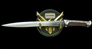 DUNE RÉPLICA 1/1 CUCHILLO CRYSKNIFE DE PAUL ATREIDES 48 CM