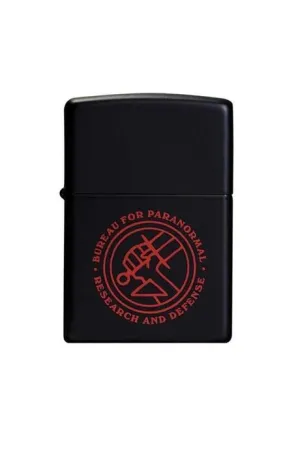 HELLBOY MECHERO ZIPPO METAL LOGO BPRD                                      