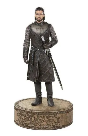JUEGO DE TRONOS ESTATUA 28 CM JON NIEVE PREMIUM HBO                        
