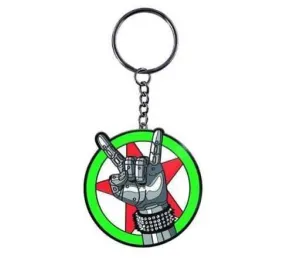 CYBERPUNK 2077 LLAVERO METAL 5CM EMBLEMA SILVERHAND                        