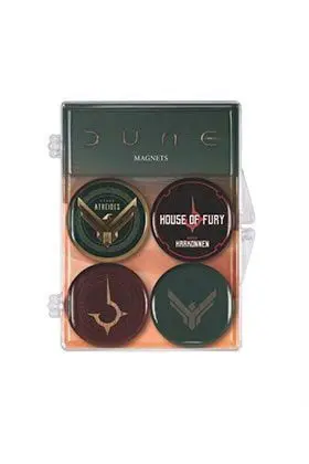 DUNE SET 4 IMANES LOGO ATREIDES & HARKONNEN