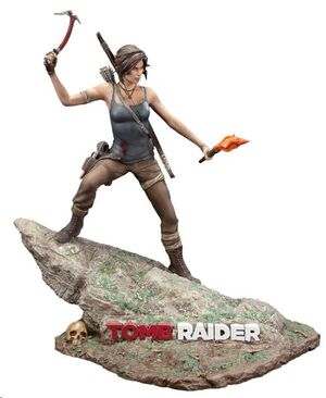 TOMB RAIDER ESTATUA PVC LARA CROFT SURVIVOR ERA 33 CM