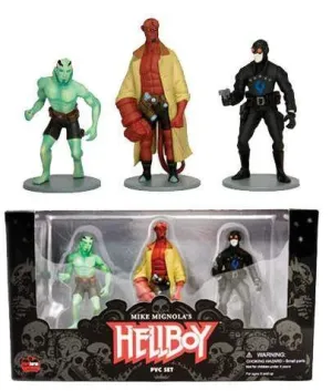 HELLBOY PACK 3 FIGURAS PVC 10CM                                            
