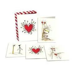 TIM BURTON POSTALES CON LUZ VOODOO HEART